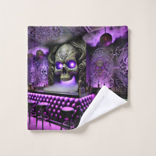 Skull Room Wash Cloth