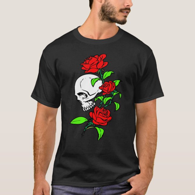 SKULL ROSE T-Shirt (Front)