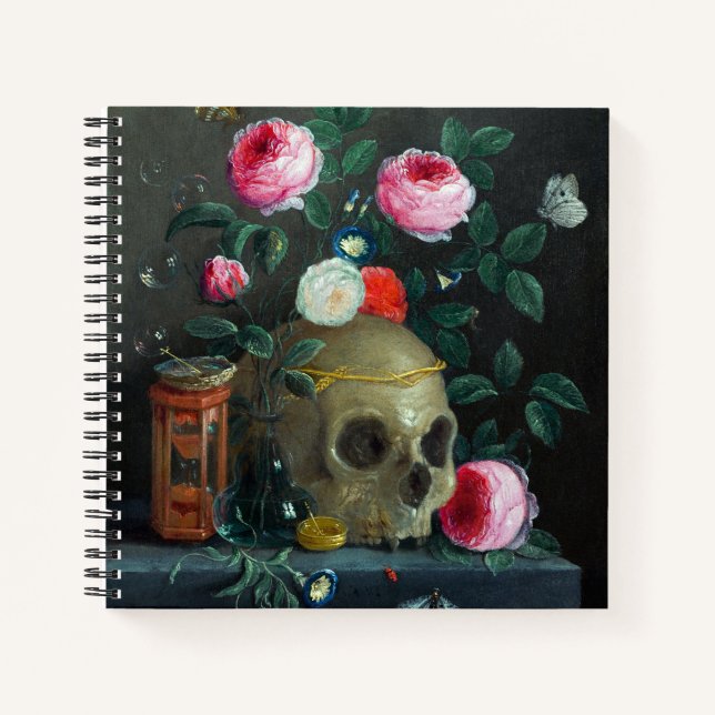 Skull & Roses Notebook (Front)