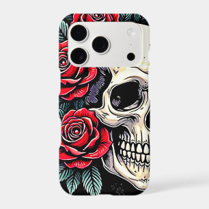 Skull Roses Tattoo Art