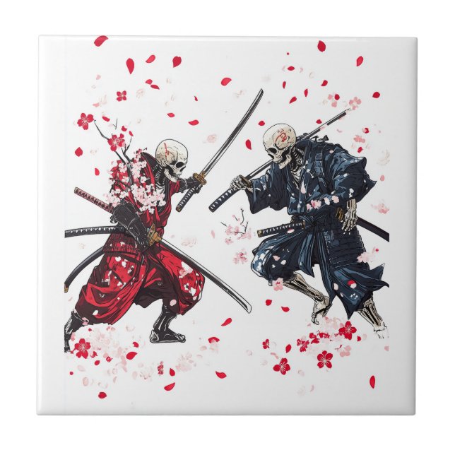 Skull Samurai Duel Tile (Front)
