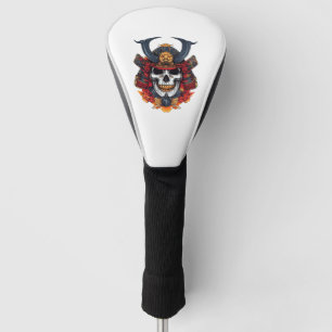 Skull Samurai Mask Golf Head Cover