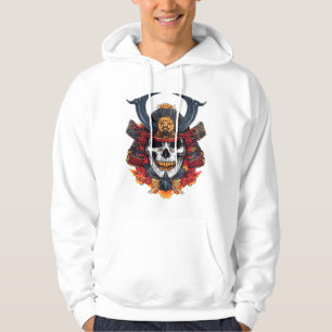 Skull Samurai Mask Hoodie