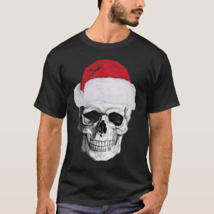 skull santa claus,xmas t shirt