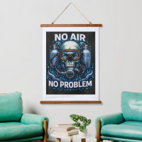 Skull SCUBA Diver Wall Art
