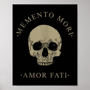 Skull Shirt For Men And Women, Memento Mori Stoici Poster