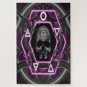 skull Sigils and seals Jigsaw Puzzle