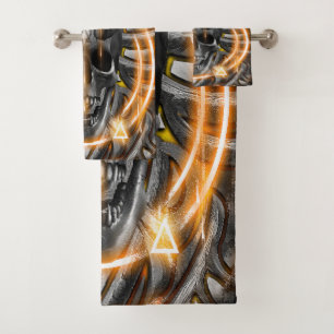 skull Sigils and seals VOL.2 Bath Towel Set