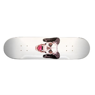 Skull skateboard