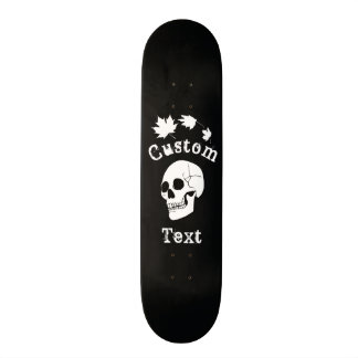 Skull Skateboard Black Background!