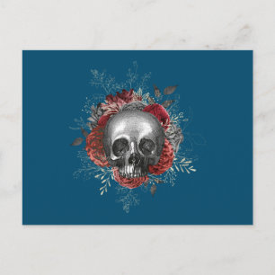 skull skull postcard