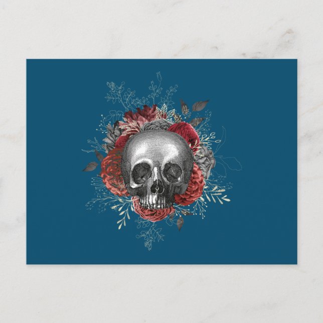 skull skull postcard (Front)