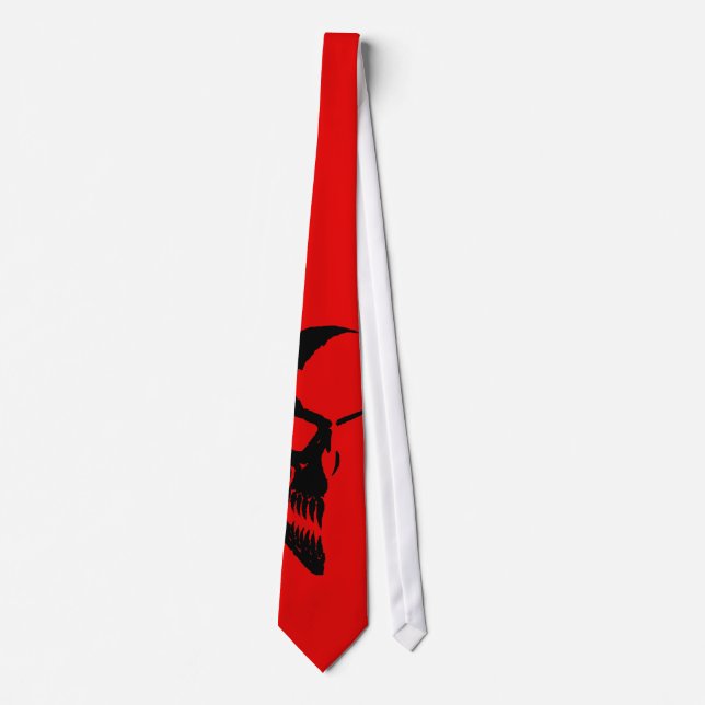 skull skull tie (Front)
