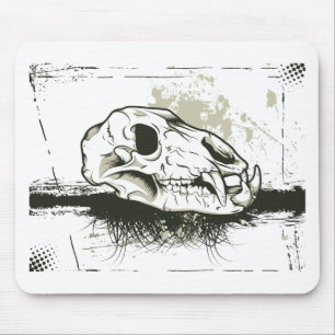 Skull ~ Skulls Animal Skeleton Mouse Mat