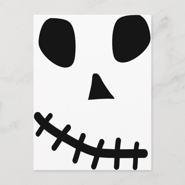skull smile postcard (Front)