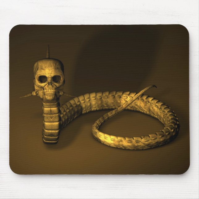 Skull Snake Mouse Mat (Front)