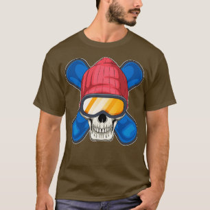 Skull Snowboard Winter sports T-Shirt