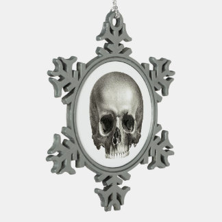Skull Snowflake Ornament