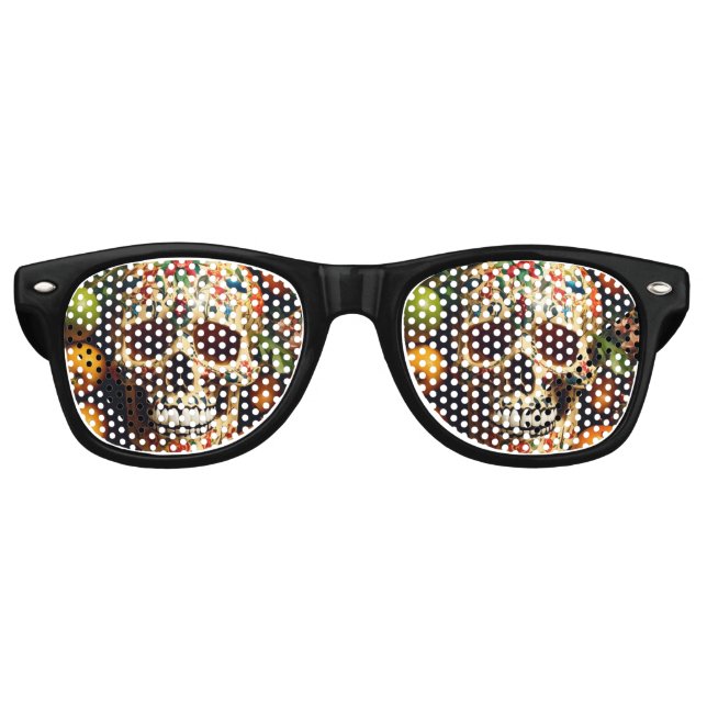 "Skull Soirée: Party Glasses with Attitude" (Front)