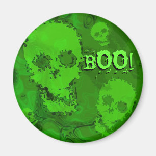 Skull Spectres 'Boo!' fridge magnet