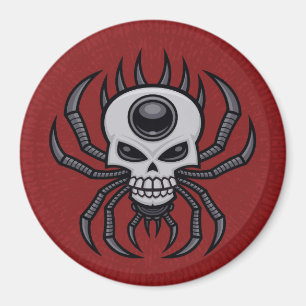 Skull Spider Magnet