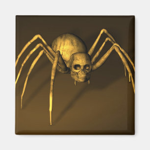 Skull Spider Magnet