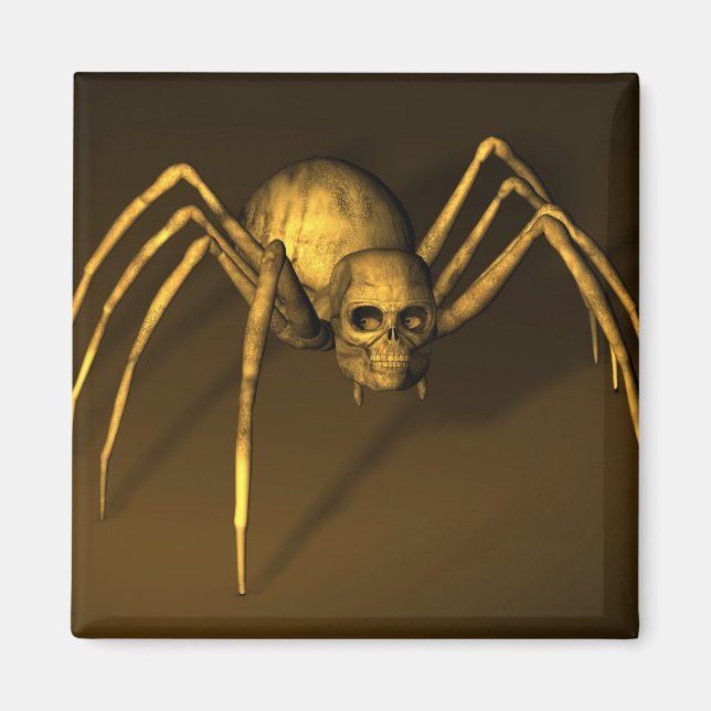 Skull Spider Magnet (Front)
