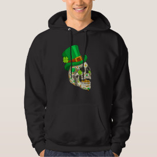 Skull St Patricks Day Irish Saint Patricks Day of Hoodie