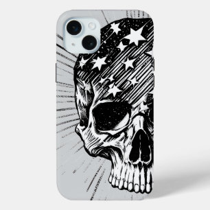 Skull & Stars II iPhone 15 Mini Case