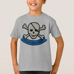 Skull - Steel Kids' Basic Hanes Tagless T-Shirt