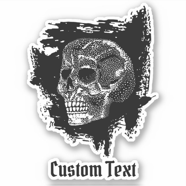 Skull Sticker (Front)
