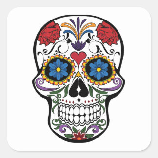 Skull sticker