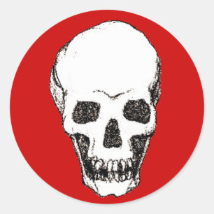 Skull sticker