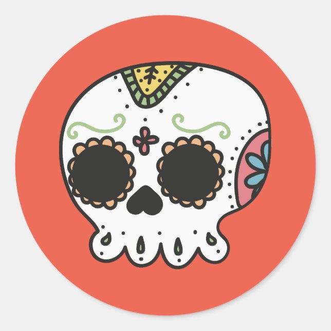 SKULL STICKER CUSTOMIZABLE (Front)