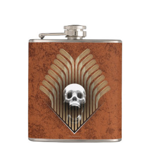 Skull & Sticks (Hockey) Hip Flask