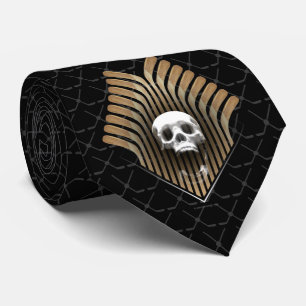 Skull & Sticks (Hockey) Neck Tie