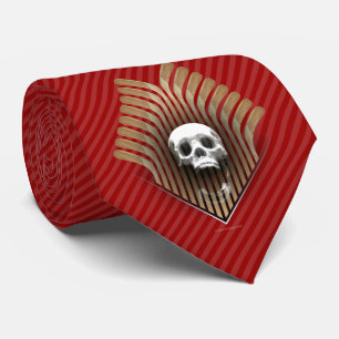 Skull & Sticks (Hockey) Tie