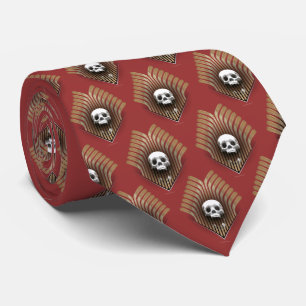 Skull & Sticks (Hockey) Tie