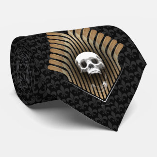 Skull & Sticks (Hockey) Tie