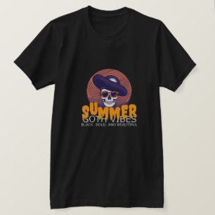 skull summer hat T-Shirt