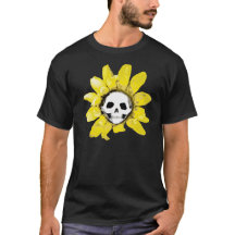 Skull Sunflower Print - All Styles Men/Women/Kids 