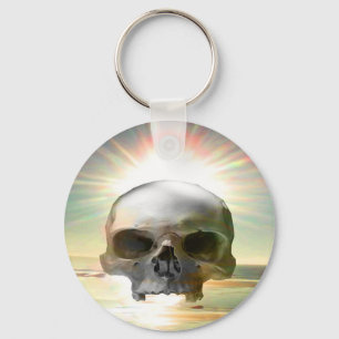 Skull Sunset Key Ring