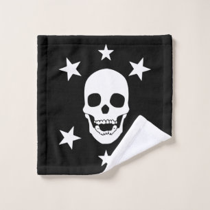 SKULL SUPERSTAR bathroom linen Wash Cloth