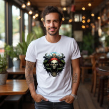 Skull t-shirt, Pirate, scary