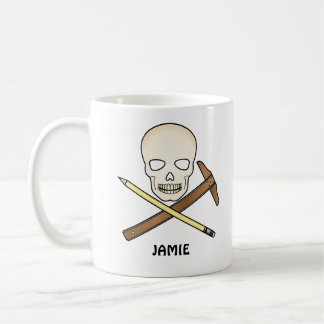 Skull & T-Square Coffee Mug