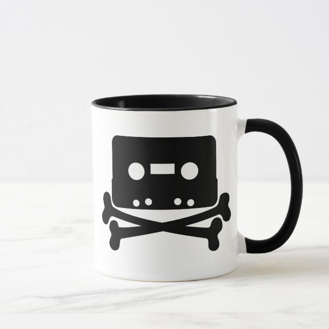 Skull Tape Mug (Right)