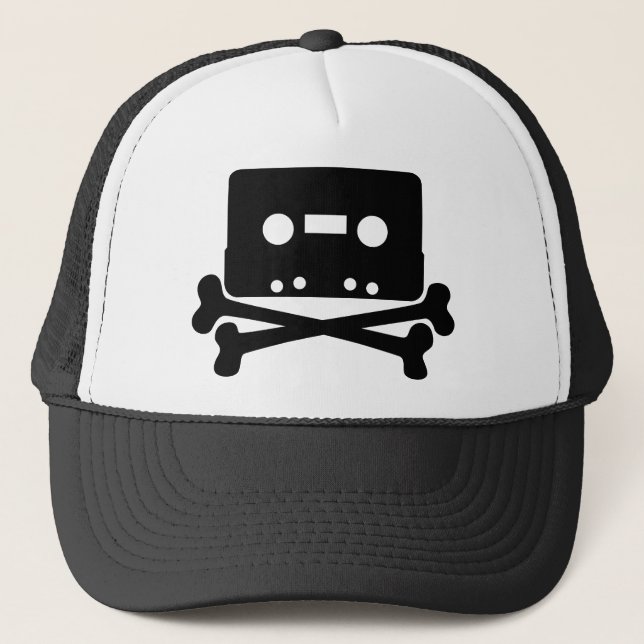 Skull Tape Trucker Hat (Front)