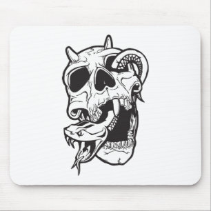 Skull Tattoo Mouse Mat