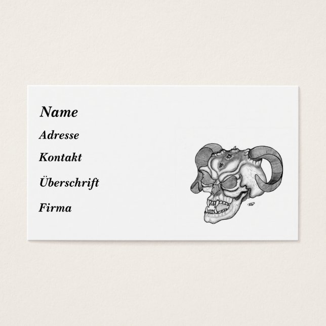 Skull - Teufelschädel (Front)