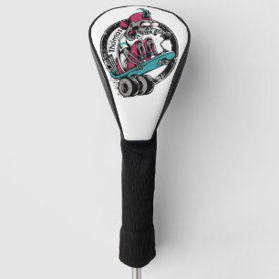 Skull Thrill: Ride or Die Customised Golf Head Cover